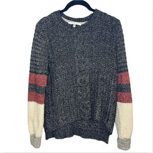 Victoria's Secret Cableknit High Low Cotton Wool Alpaca Blend Sweater XS